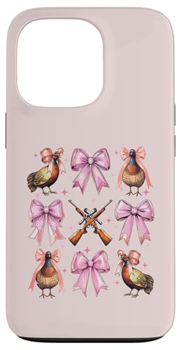 Kokette Schleife Fasan Jäger Fasan Jagd Rosa Mädchen Mama Hülle für iPhone 13 Pro von Pheasant Hunter Coquette Aesthetic Women Clothing