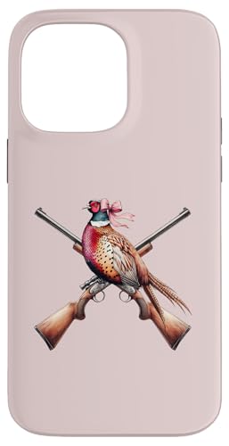 Kokette Schleife Fasan Jäger Fasan Jagd Rosa Mädchen Mama Hülle für iPhone 14 Pro Max von Pheasant Hunter Coquette Aesthetic Women Clothing