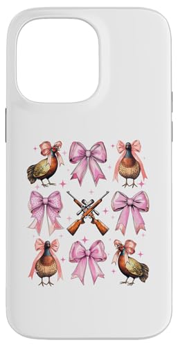 Kokette Schleife Fasan Jäger Fasan Jagd Rosa Mädchen Mama Hülle für iPhone 14 Pro Max von Pheasant Hunter Coquette Aesthetic Women Clothing