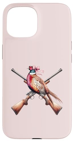 Kokette Schleife Fasan Jäger Fasan Jagd Rosa Mädchen Mama Hülle für iPhone 15 von Pheasant Hunter Coquette Aesthetic Women Clothing