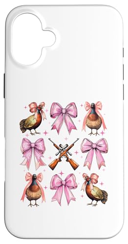 Kokette Schleife Fasan Jäger Fasan Jagd Rosa Mädchen Mama Hülle für iPhone 16 Plus Kokette Schleife Fasan Jäger Fasan Jagd Rosa Mädchen Mama Hülle für iPhone 16 Plus von Pheasant Hunter Coquette Aesthetic Women Clothing