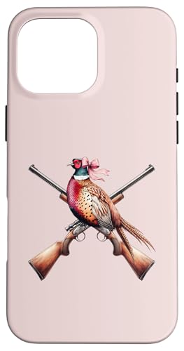 Kokette Schleife Fasan Jäger Fasan Jagd Rosa Mädchen Mama Hülle für iPhone 16 Pro Max Kokette Schleife Fasan Jäger Fasan Jagd Rosa Mädchen Mama Hülle für iPhone 16 Pro Max von Pheasant Hunter Coquette Aesthetic Women Clothing