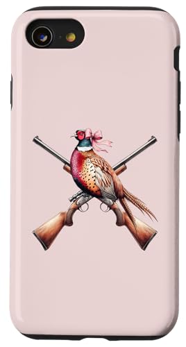 Kokette Schleife Fasan Jäger Fasan Jagd Rosa Mädchen Mama Hülle für iPhone SE (2020) / 7 / 8 von Pheasant Hunter Coquette Aesthetic Women Clothing