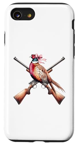 Kokette Schleife Fasan Jäger Fasan Jagd Rosa Mädchen Mama Hülle für iPhone SE (2020) / 7 / 8 von Pheasant Hunter Coquette Aesthetic Women Clothing