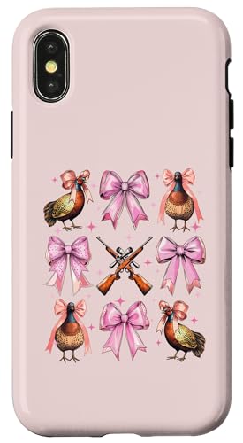 Kokette Schleife Fasan Jäger Fasan Jagd Rosa Mädchen Mama Hülle für iPhone X/XS von Pheasant Hunter Coquette Aesthetic Women Clothing