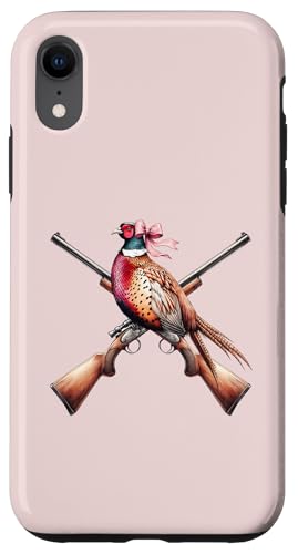 Kokette Schleife Fasan Jäger Fasan Jagd Rosa Mädchen Mama Hülle für iPhone XR von Pheasant Hunter Coquette Aesthetic Women Clothing