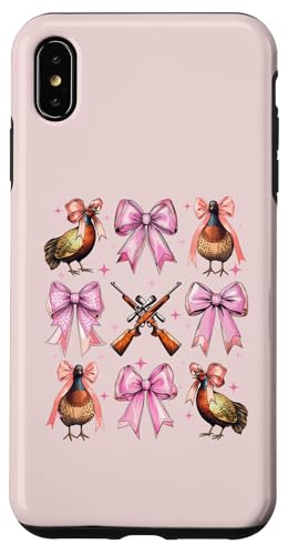 Kokette Schleife Fasan Jäger Fasan Jagd Rosa Mädchen Mama Hülle für iPhone XS Max von Pheasant Hunter Coquette Aesthetic Women Clothing
