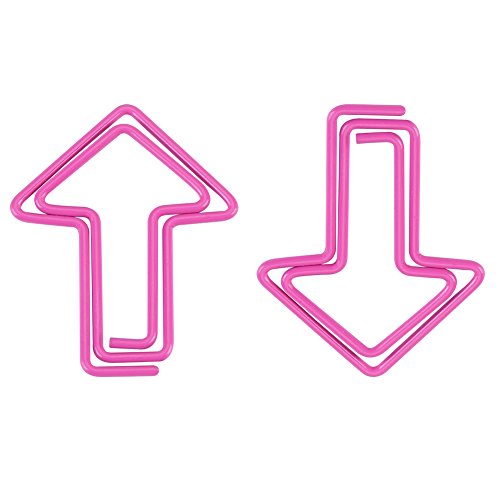 12 Stück Büroklammern in Pfeilform, Büroklammern aus Metall mit Kunststoffbeschichtung, Rosa und Hellblaue Klammern Zur Organisation von Dokumenten Zum Tragen und Aufbewahren 12 Stück Büroklammern in Pfeilform, Büroklammern aus Metall mit Kunststoffbeschichtung, Rosa und Hellblaue Klammern Zur Organisation von Dokumenten Zum Tragen und Aufbewahren von Phefop