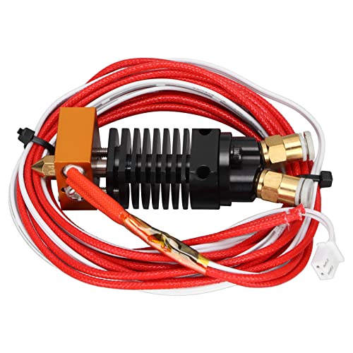 2 In 1 Out Hotend Kit High Performance Metal 3D -Drucker -Extruder für Ender 3 -Lüfter, 12 V/24 V (24V) von Phefop