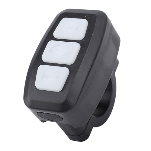 BT Wireless Phone Fernbedienungsbike -Fahrrad -Fernbedienung, IPX6 Cycling -Telefoncontroller mit Wiederaufladbarem Akku, Multifunktional, für, für -Telefone (White) von Phefop