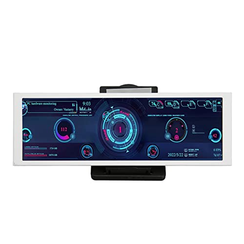 PC -Temperaturanzeigebildschirm, PC Temp Multifinection 1280x400 60 Hz für AIDA64 für den Desktop PC -Temperaturanzeigebildschirm, PC Temp Multifinection 1280x400 60 Hz für AIDA64 für den Desktop von Phefop