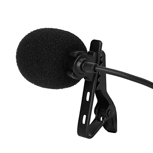 Phefop Mini 3,5-mm-Lavalier-Mikrofon, Professionelle Qualitäts-Audio, Universelle Kompatibilität für Mobiltelefone, Einfache Installation, Geeignet für Echtzeitinterviews, Podcasts, Live (#1) von Phefop