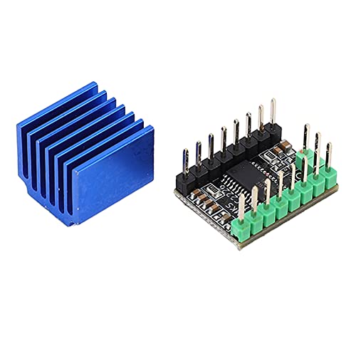 Schrittmotortreiber TMC2226 256 Microstep Low Noise mit Kühlkörper 3D-Druckerzubehör von Phefop