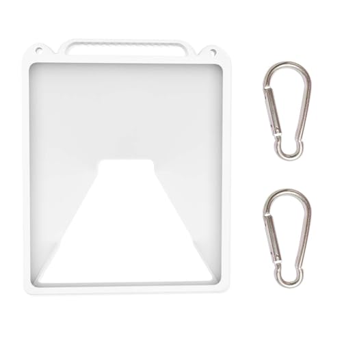 Silikon Box für Mini Antenne, stoß Feste Schutz Box Tragbare Aufbewahrung Sbox mit Komfortablem Griff für Camping, Wandern, Straßen Reisen (White) von Phefop