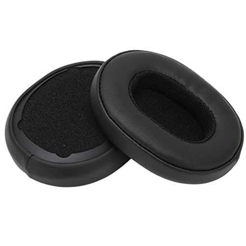 Wireless Headset Earpads für Hesh3 Kopfhörer, Langlebige Proteinleder -Ersatzpolster für Bequeme Verschleiß, 2 Stücke (Black) von Phefop