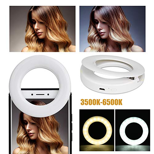 XJ-19 Tragbare Wiederaufladbare 40 LED-Kamera-Selfie-Ring-Füllung 3200K-6500K für Live-Konzert XJ-19 Tragbare Wiederaufladbare 40 LED-Kamera-Selfie-Ring-Füllung 3200K-6500K für Live-Konzert von Phefop