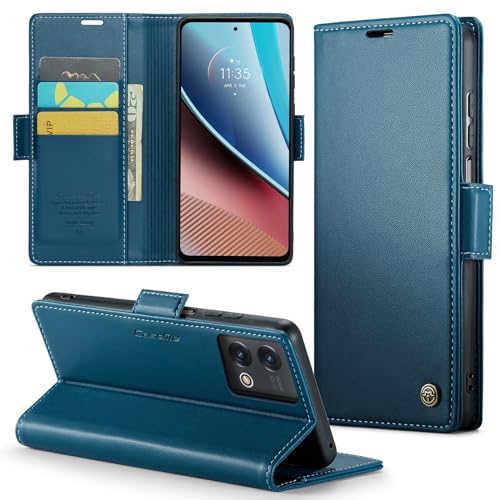 Phernykas Handyhülle für Moto G Stylus 5G 2023 Hülle Leder,Magnetische Klapphülle mit kartenfach und Standfunktion Smartphone Schutzhülle Lederhülle Moto G 5G 2023 Flip Book Case (Blau) von Phernykas