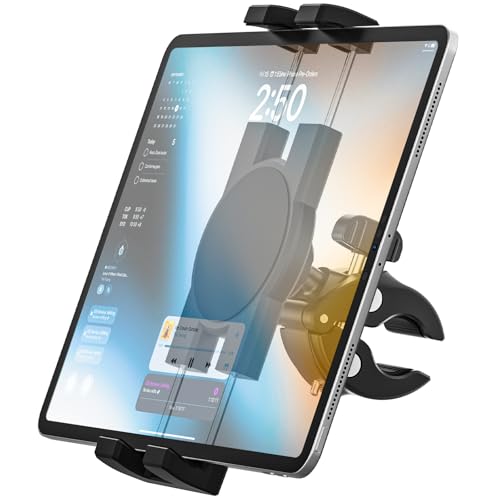 Phichy Boot Ruder Tablet Halterung für 4,7-13 Zoll iPad, 360° Drehung Marine Rail Tablet Halter, Bootslenkrad Tablethalterungen für iPad Pro/Air/Mini, Smartphone, Galaxy Tab, Fire HD, iPhone von Phichy