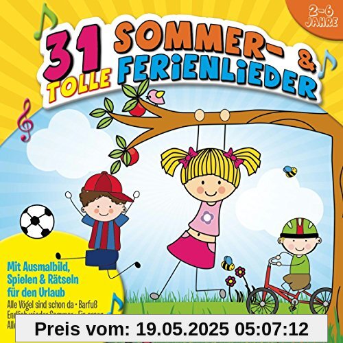 31 Tolle Sommer-& Ferienlieder von Phil, Ina & die Kita-Kinder