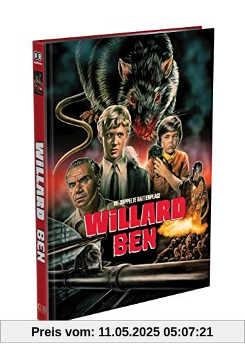 BEN + WILLARD - 2-Disc Mediabook Cover A (Blu-ray + Blu-ray) Limited 999 Edition von Phil Karlson