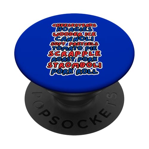 Philadelphia Philly Foods Cheesesteaks Hoagies Wooder Ice PopSockets Klebender PopGrip Philadelphia Philly Foods Cheesesteaks Hoagies Wooder Ice PopSockets Klebender PopGrip von Philadelphia Cheesesteaks at VintagePhilly Designs