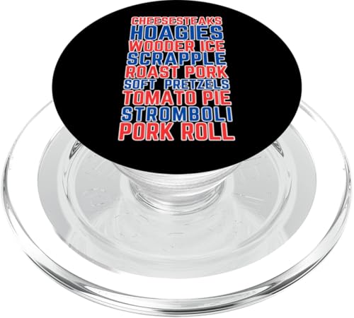 Philadelphia Philly Foods Cheesesteaks Wooder Ice Hoagies PopSockets PopGrip für MagSafe Philadelphia Philly Foods Cheesesteaks Wooder Ice Hoagies PopSockets PopGrip für MagSafe von Philadelphia Cheesesteaks at VintagePhilly Designs