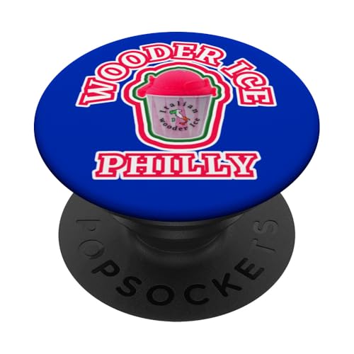 Philly Wooder Ice Funny Philadelphia Slang Italienisches Wassereis PopSockets Klebender PopGrip Philly Wooder Ice Funny Philadelphia Slang Italienisches Wassereis PopSockets Klebender PopGrip von Philadelphia Cheesesteaks at VintagePhilly Designs