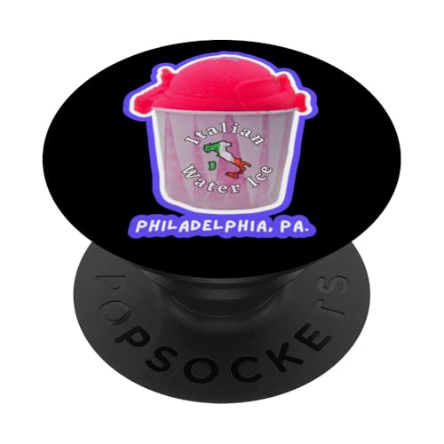 Philly Wooder Ice Lustiger Philadelphia Slang für Wassereis PopSockets Klebender PopGrip von Philadelphia Cheesesteaks at VintagePhilly Designs