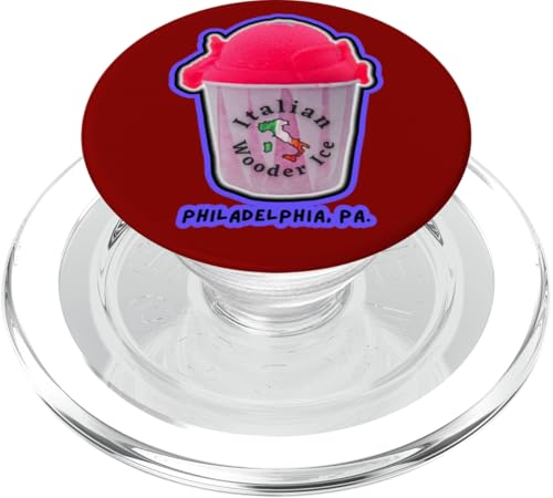 Philly Wooder Ice Lustiger Philadelphia Slang für Wassereis PopSockets PopGrip für MagSafe von Philadelphia Cheesesteaks at VintagePhilly Designs