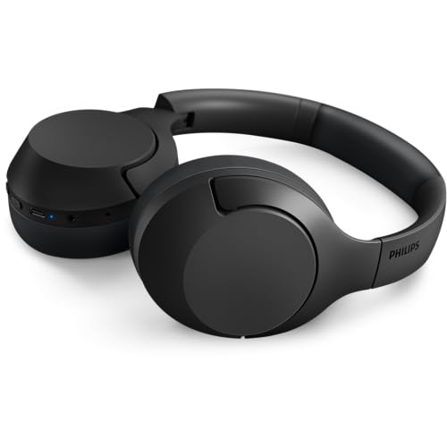 Philips Audio Audio TAH8506BK Kabellose Over Ear Kopfhörer mit Noise Cancelling Pro, Schwarz, TAH8506BK/00, Einheitsgröße von Philips Audio