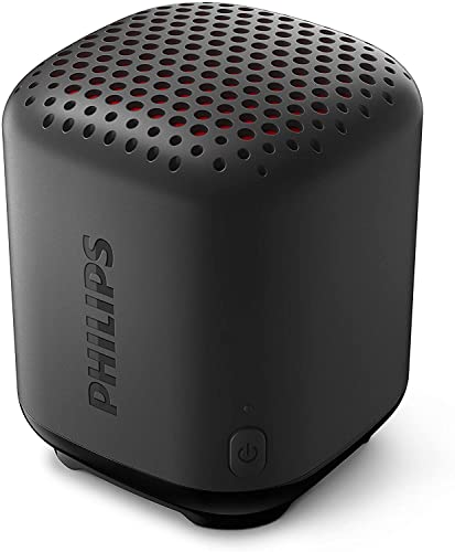Philips S1505B/00 Bluetooth Speaker (Robust and IPX7 Waterproof, 8 Hours Playtime, Passive Bass Spotlight, 20 m Range, Includes Lanyard) Black von Philips Audio