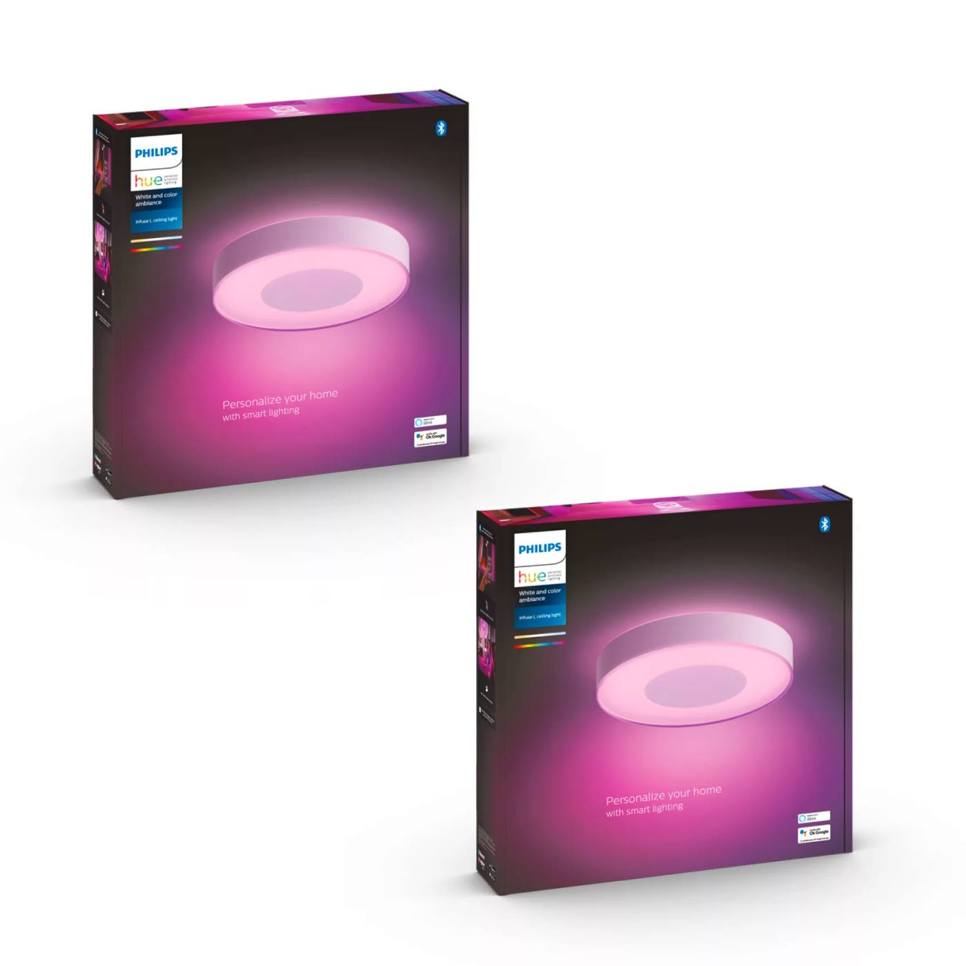 Philips Hue - 2x Infuse Große Deckenleuchte 42,5 cm - Bundle Philips Hue - 2x Infuse Große Deckenleuchte 42,5 cm - Bundle von Philips Hue