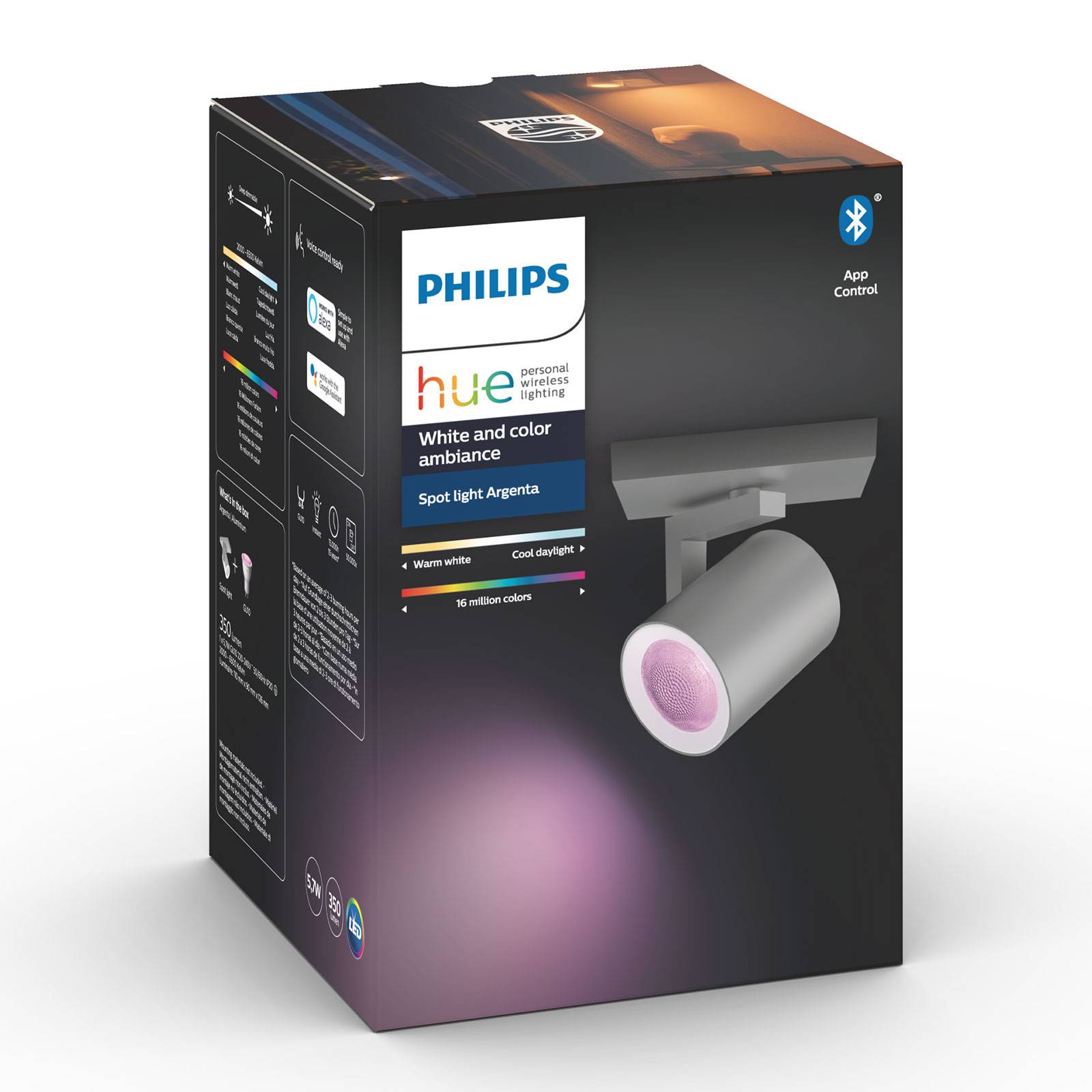 Philips Hue Argenta LED-Spot einflammig aluminium von Philips Hue