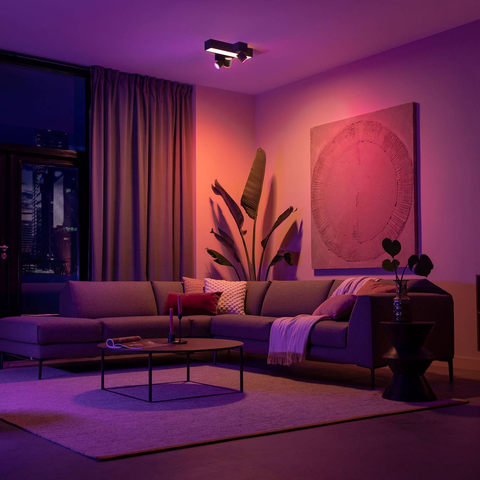 Philips Hue Centris Cross dreiflammig schwarz von Philips Hue