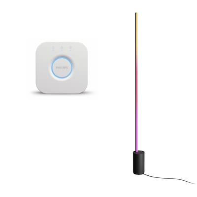 Philips Hue Gradient Signe Stehleuchte schwarz + Philips Hue Bridge V2 Philips Hue Gradient Signe Stehleuchte schwarz + Philips Hue Bridge V2 von Philips Hue
