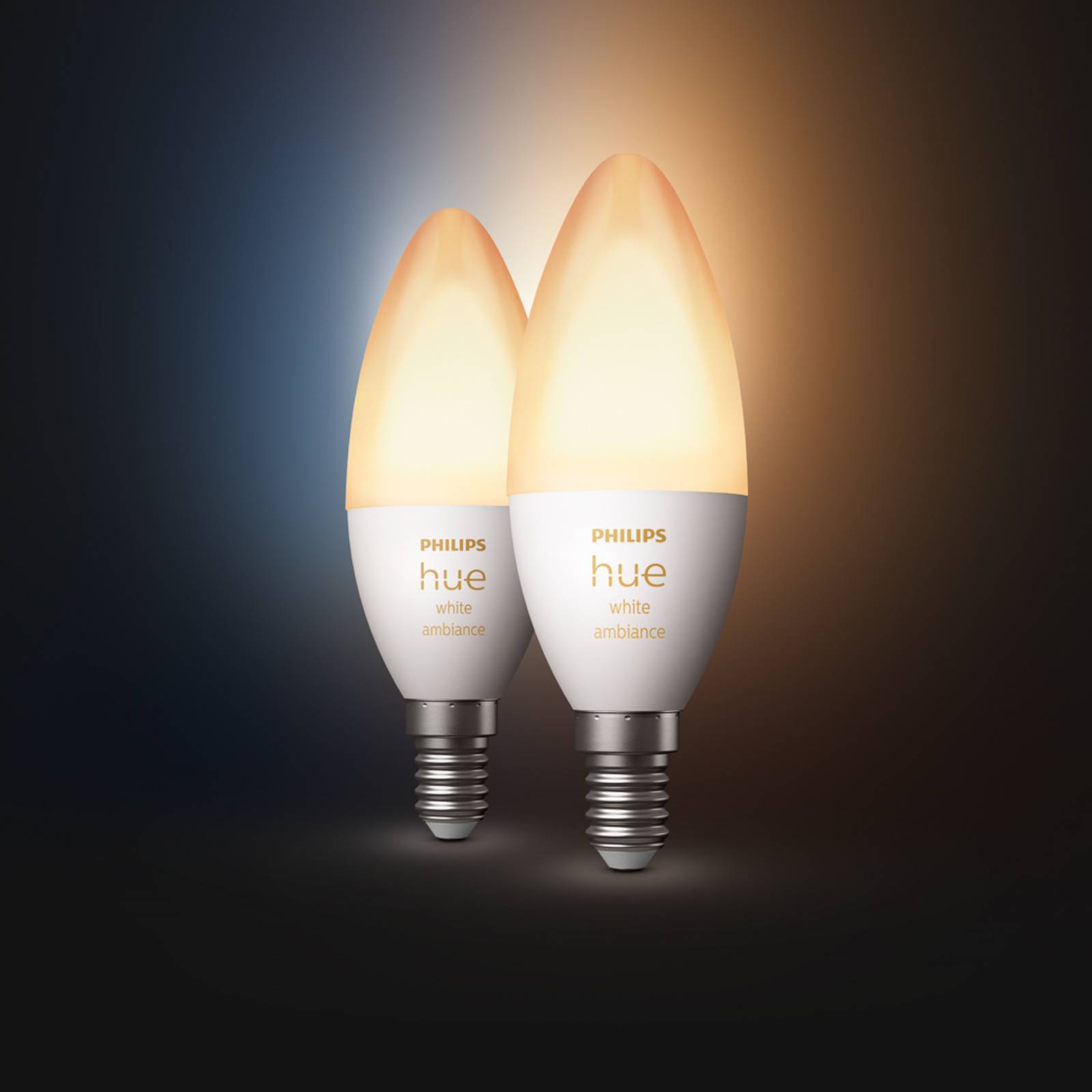 Philips Hue Kerzenlampe White Ambiance 2x E14 5,2W Philips Hue Kerzenlampe White Ambiance 2x E14 5,2W von Philips Hue