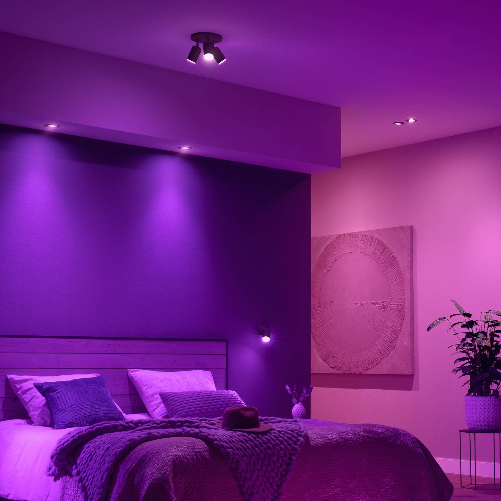 Philips Hue LED-Einbauspot Centura, schwarz, Ø 9 cm, CCT RGB Philips Hue LED-Einbauspot Centura, schwarz, Ø 9 cm, CCT RGB von Philips Hue