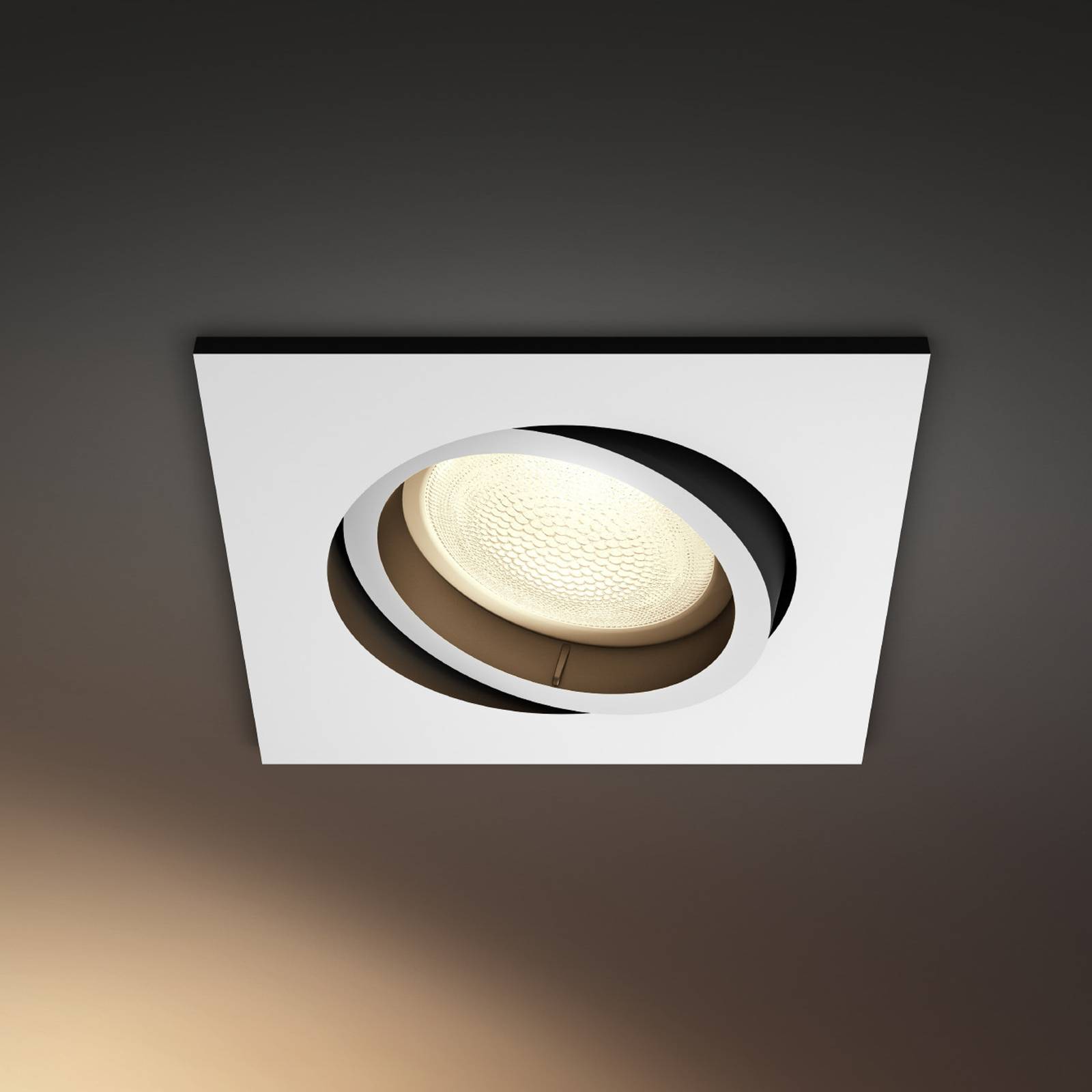 Philips Hue LED-Einbauspot Centura, weiß, 9x9 cm, CCT, RGB Philips Hue LED-Einbauspot Centura, weiß, 9x9 cm, CCT, RGB von Philips Hue