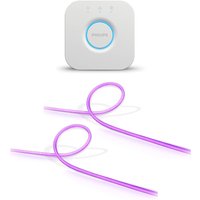 Philips Hue LED Outdoor Lightstrip 2m 2er-Set + Bridge von Philips Hue