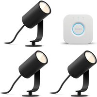 Philips Hue LED Spot Lily Basis Kit (3er-Set) + Philips Hue Bridge von Philips Hue