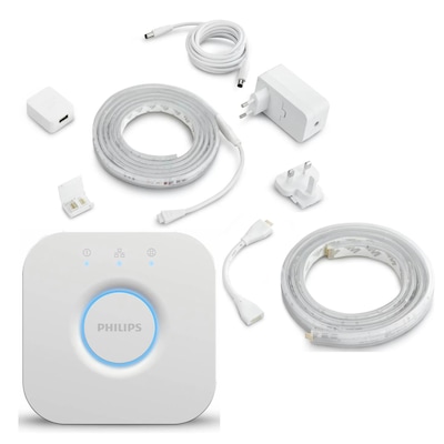 Philips Hue Lightstrip Plus Set 2m Basis + 1m Verlängerung + Hue Bridge von Philips Hue