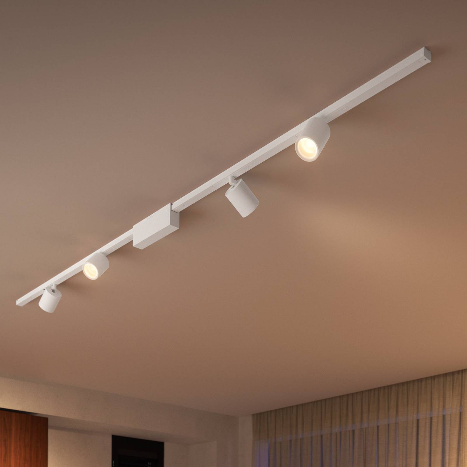 Philips Hue Perifo Schienensystem 4x Spots weiß Philips Hue Perifo Schienensystem 4x Spots weiß von Philips Hue