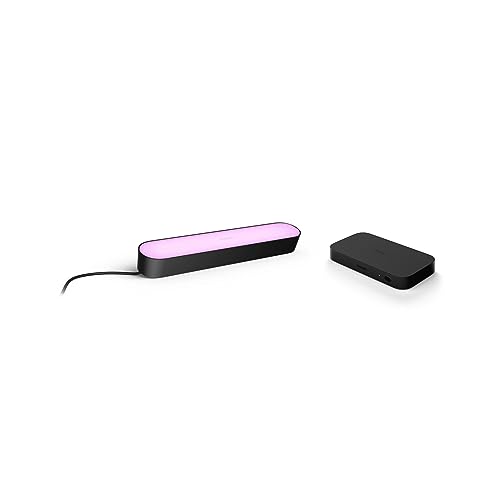 Philips Hue Play HDMI Sync Box + Philips Hue White & Color Ambiance Play Lightbar, Schwarz von Philips Hue