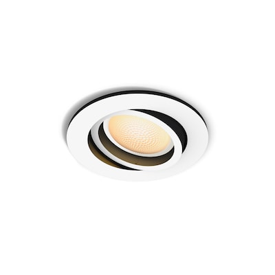 Philips Hue White Amb. Milliskin Einbauspot eckig aluminium 250lm Erweiterung Philips Hue White Amb. Milliskin Einbauspot eckig aluminium 250lm Erweiterung von Philips Hue