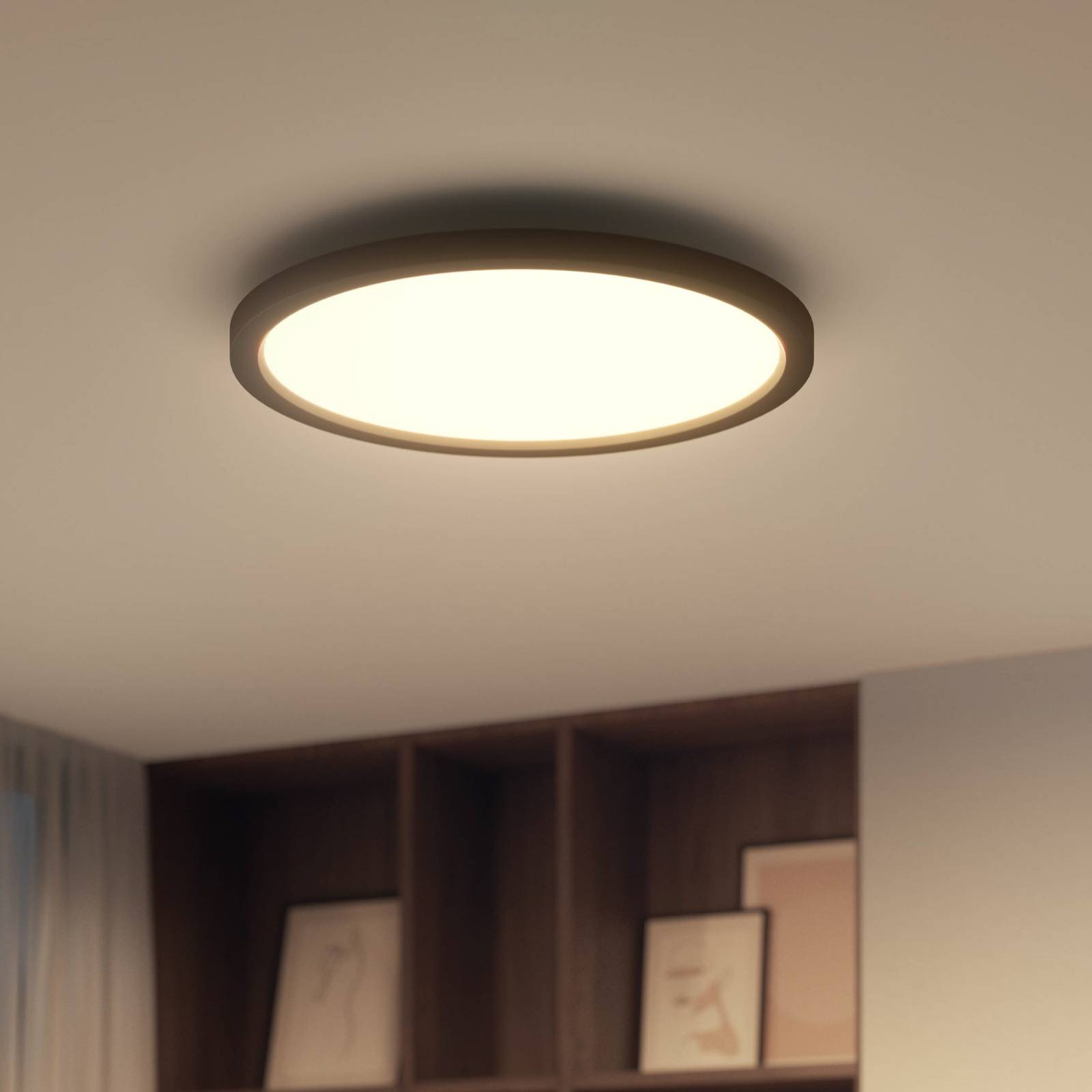 Philips Hue White Ambiance Aurelle Ø39,5cm schwarz von Philips Hue