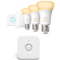 Philips Hue White Ambiance E27 1100lm Bluetooth Starter Kit + Bewegungsmelder Philips Hue White Ambiance E27 1100lm Bluetooth Starter Kit + Bewegungsmelder von Philips Hue