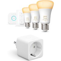 Philips Hue White Ambiance E27 1100lm Bluetooth Starter Kit + Smarte Steckdose Philips Hue White Ambiance E27 1100lm Bluetooth Starter Kit + Smarte Steckdose von Philips Hue