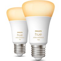 Philips Hue White Ambiance E27 Doppelpack 1100lm - weiß von Philips Hue