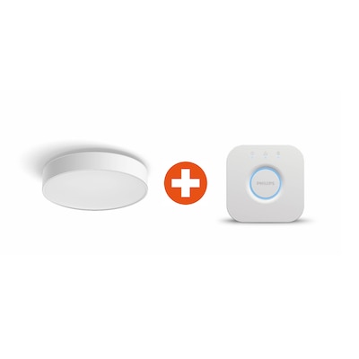 Philips Hue White Ambiance Enrave Deckenleuchte + Hue Bridge Philips Hue White Ambiance Enrave Deckenleuchte + Hue Bridge von Philips Hue
