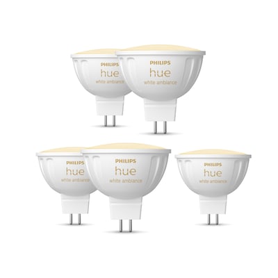 Philips Hue White Ambiance MR16 LED-Lampe 400lm, 5er Pack von Philips Hue